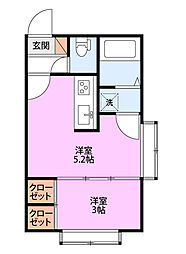マイスイートホーム 1SKの間取図画像