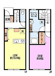 ロイヤルパレス燕1 1LDKの間取図画像