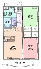 物件の間取り