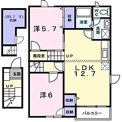 物件の間取り