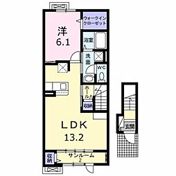 ルミナ 1LDKの間取図画像
