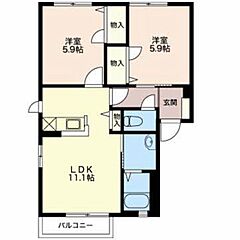物件の間取り