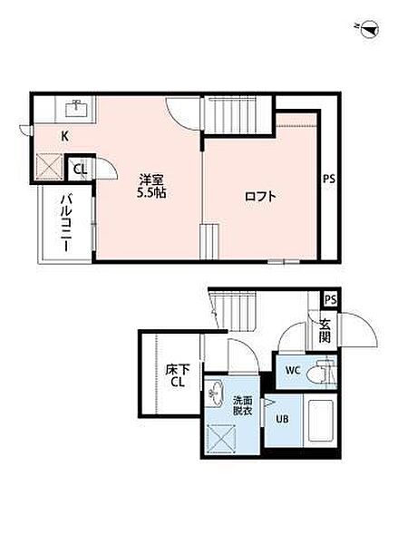 CB鳥栖グレーデ 103｜佐賀県鳥栖市原町(賃貸アパート1K・1階・22.93㎡)の写真 その2