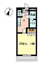 サンピアビレッジ 205 ｜ 佐賀県鳥栖市弥生が丘2丁目（賃貸アパート1K・2階・29.75㎡） その2