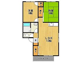 サンライズ中島 C-3 ｜ 佐賀県鳥栖市村田町（賃貸アパート2LDK・2階・55.07㎡） その2