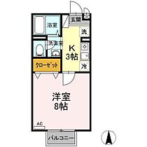 ユアーズコート 203 ｜ 佐賀県鳥栖市古野町（賃貸アパート1K・2階・26.70㎡） その2