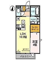 れいめい古賀町 101 ｜ 佐賀県鳥栖市古賀町（賃貸アパート1LDK・1階・37.78㎡） その2