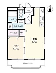 間取図画像 1LDK