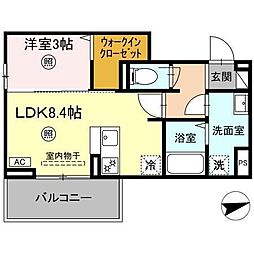 間取図画像 1LDK