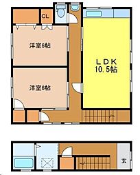 鎗田町貸家