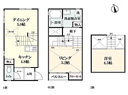 プレミアム宿町 1LDKの間取図画像