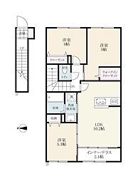 エターナルコート 3LDKの間取図画像
