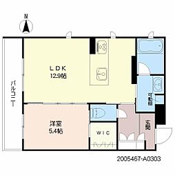 シャーメゾンステージ鳥栖 1LDKの間取図画像