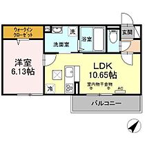 ヴィラルーチェ 103 ｜ 佐賀県神埼郡吉野ヶ里町吉田（賃貸アパート1LDK・1階・41.86㎡） その2