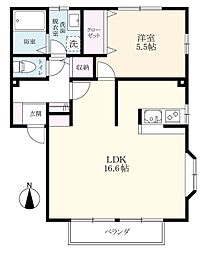 間取図画像 1LDK