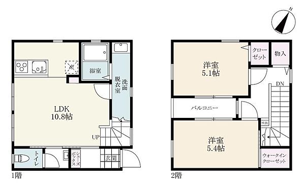 ロワイヤル吉田 D｜佐賀県神埼郡吉野ヶ里町吉田(賃貸アパート2LDK・1階・56.98㎡)の写真 その2