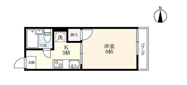 ラポール横武 3｜佐賀県神埼市神埼町横武(賃貸アパート1K・1階・21.11㎡)の写真 その2