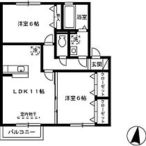 メゾンラフィーネ 202 ｜ 佐賀県神埼郡吉野ヶ里町豆田（賃貸アパート2LDK・2階・55.30㎡） その2