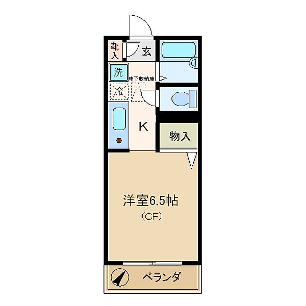 東京都新宿区西新宿７丁目(賃貸マンション1K・1階・20.09㎡)の写真 その2