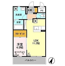 DOLCE 1LDKの間取図画像