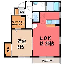 栃木県宇都宮市西一の沢町（賃貸アパート1LDK・1階・46.65㎡） その2