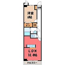 オープン・ベルズ  ｜ 栃木県宇都宮市江曽島3丁目（賃貸マンション1LDK・2階・42.06㎡） その2