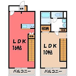 ロイヤル金信 IV 6階1LDKの間取り