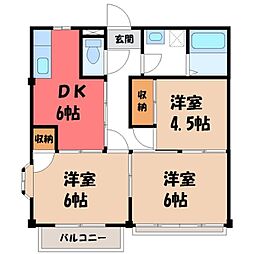 🉐敷金礼金0円！🉐東北新幹線 宇都宮駅 バス10分 作新学院前下...