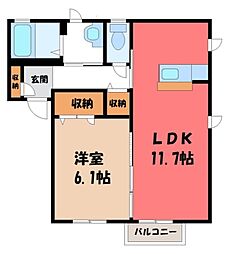 プランドール A 2階