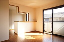 エクレール B棟 1階2LDKのリビング/ダイニング