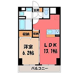 間取図画像 1LDK