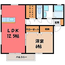 間取図画像 1LDK