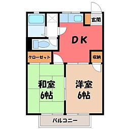 東武宇都宮線 江曽島駅 バス7分 陽南中学校前下車 徒歩15分