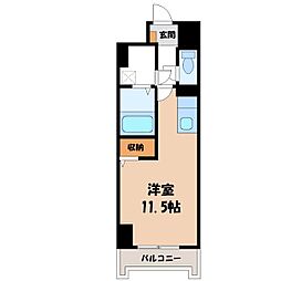 IRIC 1Kの間取図画像