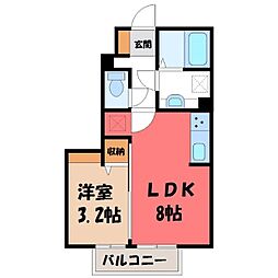 ルシール細谷 D 1階/-