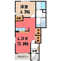 クラール・ハイム B 1階/-