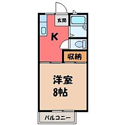 ハイツブルーメ 2階