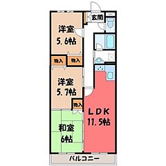 物件の間取り