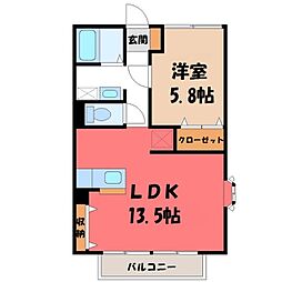 東武宇都宮線 南宇都宮駅 徒歩15分
