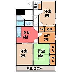 物件の間取り