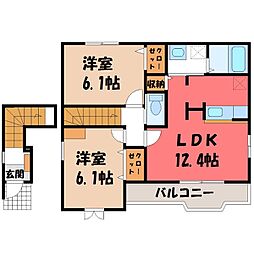メゾン・ド K＆B I 2階/-