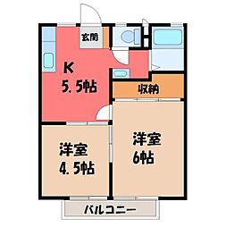 釜井ハイツ A 2階