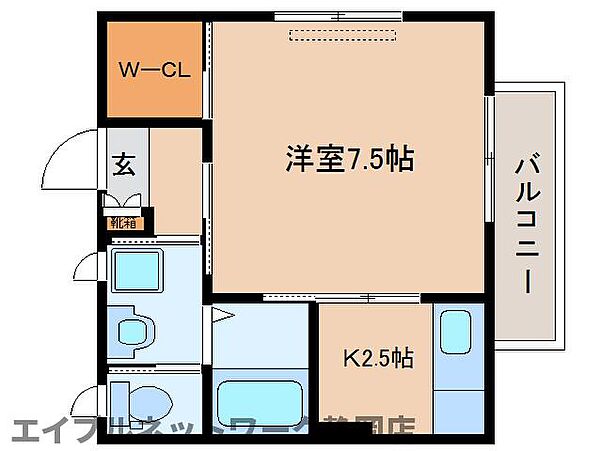 静岡県静岡市葵区唐瀬1丁目(賃貸アパート1K・1階・27.90㎡)の写真 その2