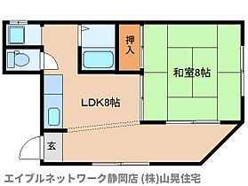 静岡県静岡市葵区新通1丁目（賃貸マンション1LDK・3階・28.67㎡） その2