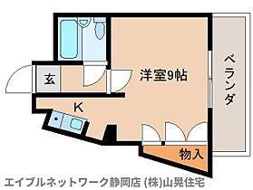 静岡県静岡市葵区鷹匠2丁目（賃貸マンション1R・5階・19.40㎡） その2