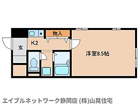 静岡県静岡市葵区駒形通5丁目（賃貸マンション1K・3階・28.85㎡） その2