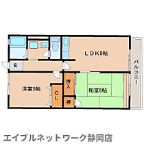 静岡県静岡市駿河区用宗4丁目（賃貸アパート2LDK・2階・48.05㎡） その2