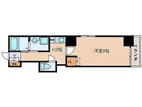 静岡県静岡市葵区鷹匠2丁目（賃貸マンション1K・4階・28.61㎡） その2