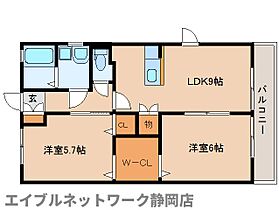 静岡県静岡市駿河区広野6丁目（賃貸アパート2LDK・2階・49.68㎡） その2