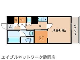 静岡県静岡市葵区音羽町（賃貸マンション1K・1階・28.80㎡） その2